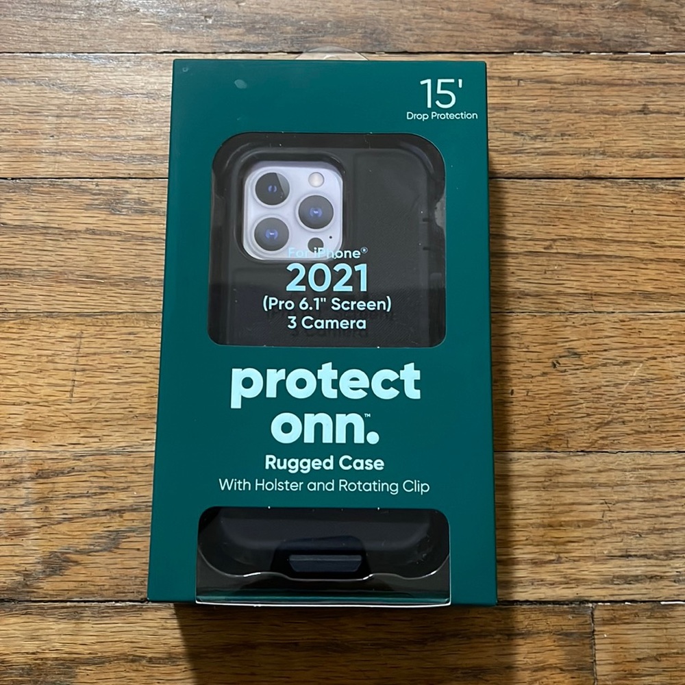 This is the onn. protect onn. rugged case with holster and rotating clip.